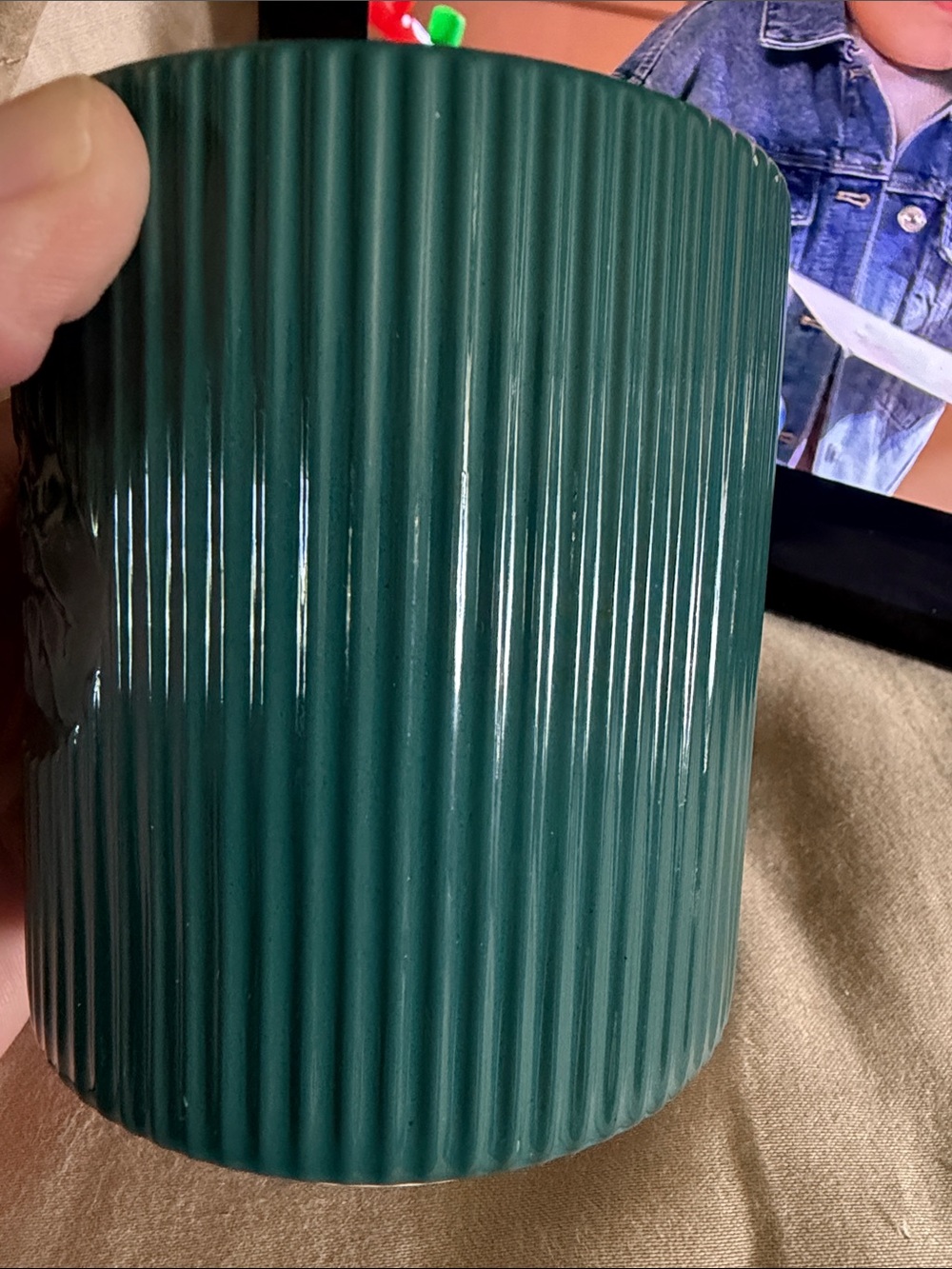 Bath & Body Works Ceramic Candle Bergamot woods. Never lit single wick - Picture 4 of 4